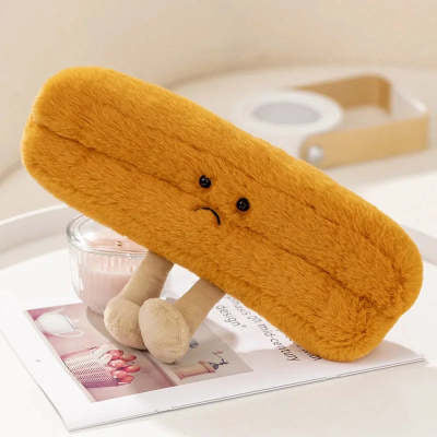 Plush Toy – Soft Pretzel Croissant Design for Cuddling