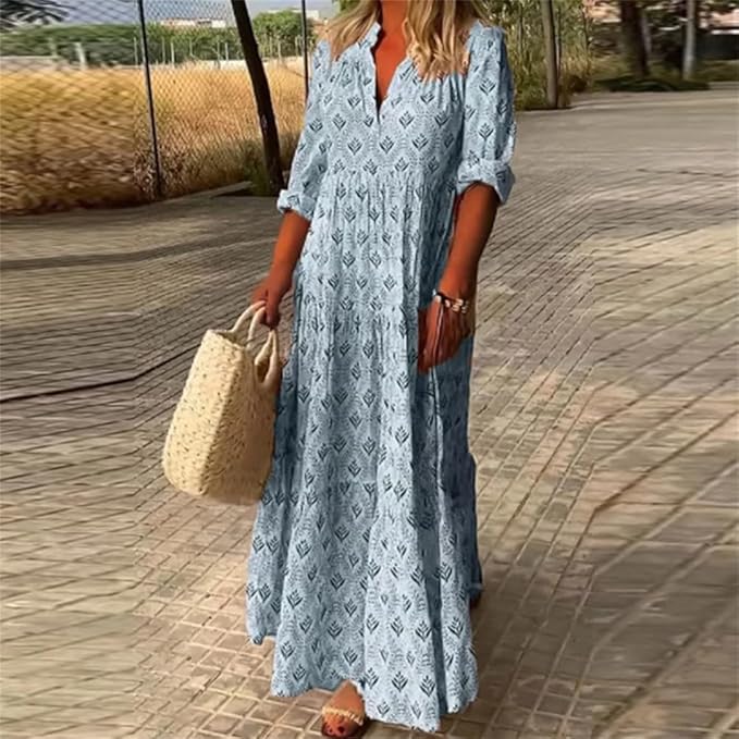 Women's Printed Maxi Dress