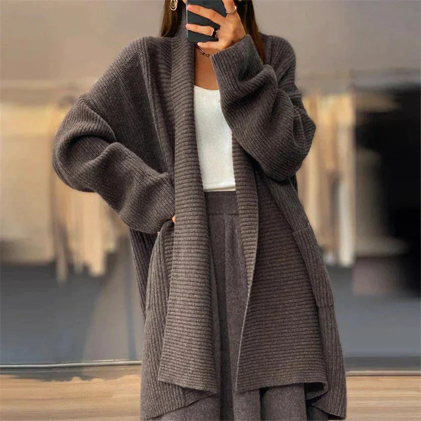 Women's Cardigan with Big Pockets