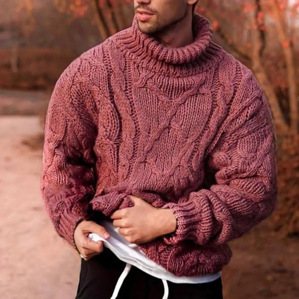 Grayson - Knitted Men's Turtleneck Sweater Classic and Comfortable | Ideal for Autumn/Winter