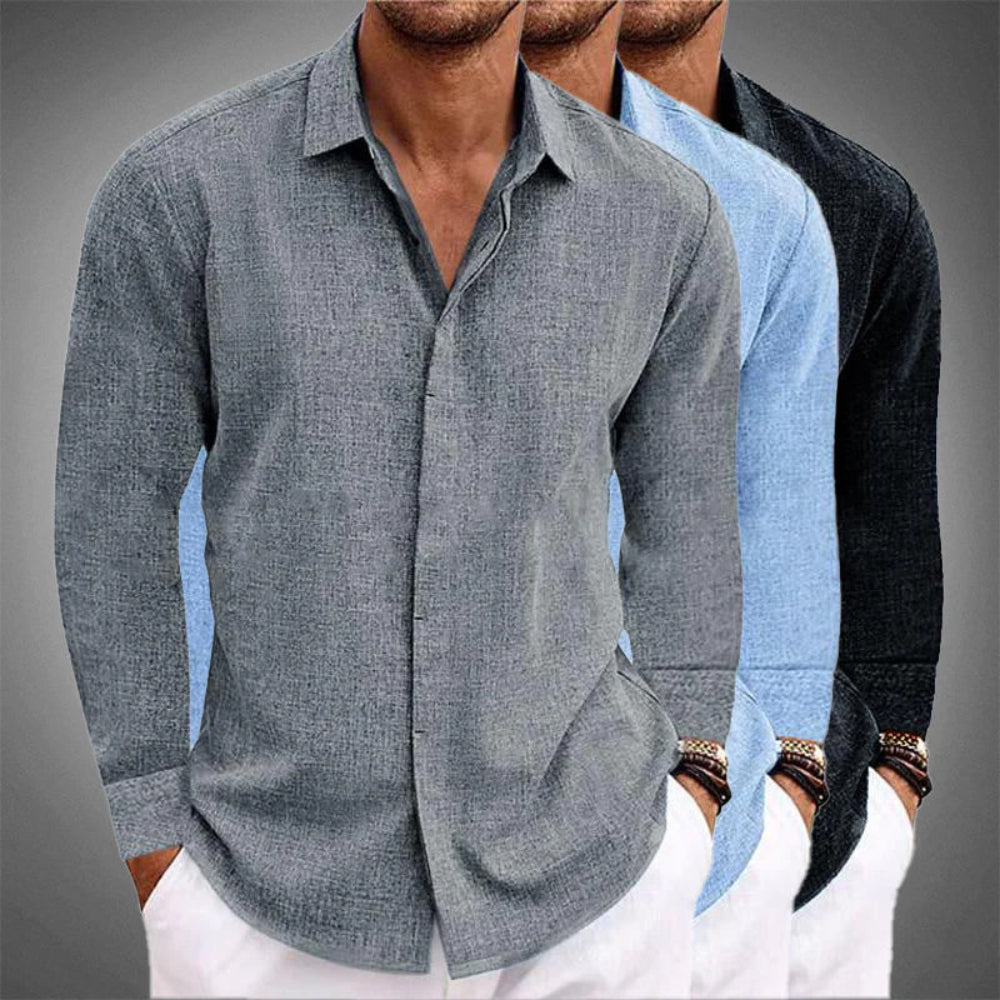 Men's Linen Breathable Casual Shirt 4