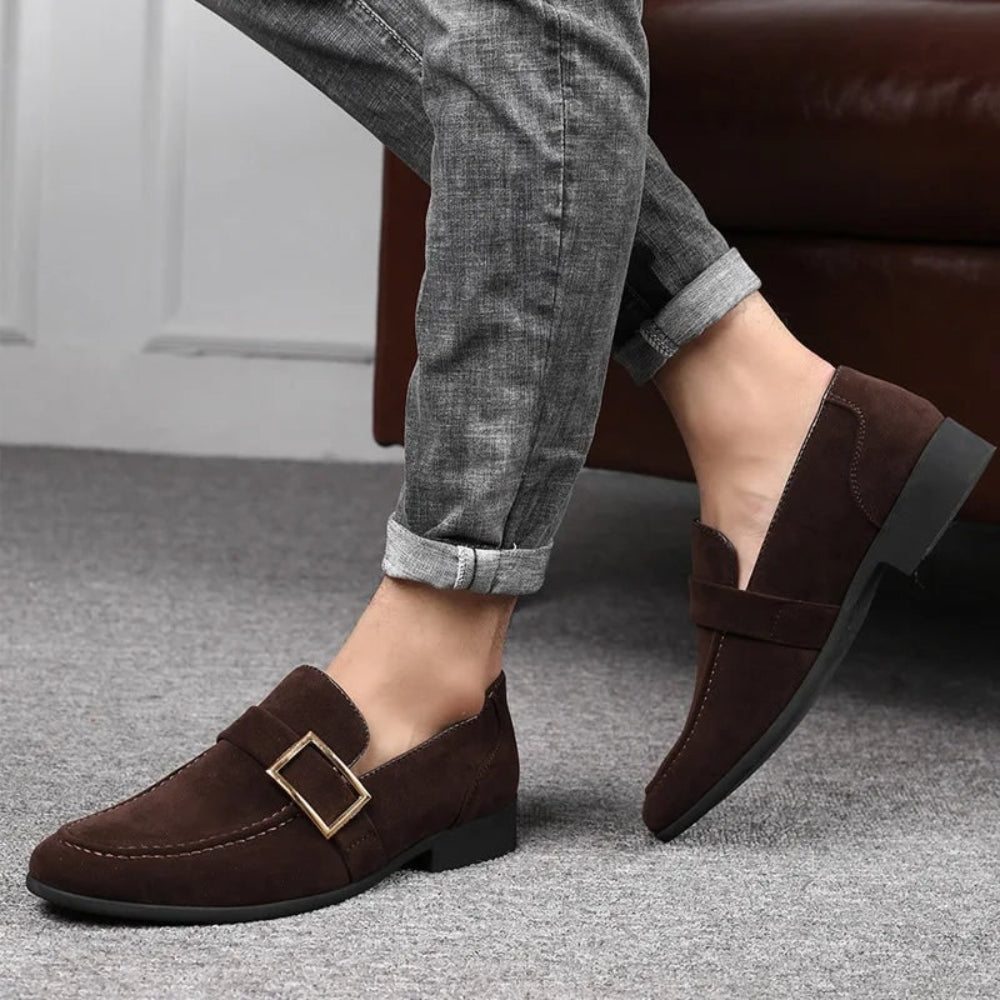 Men's Loafers Classic Metal Buckle | Dress Loafers 6
