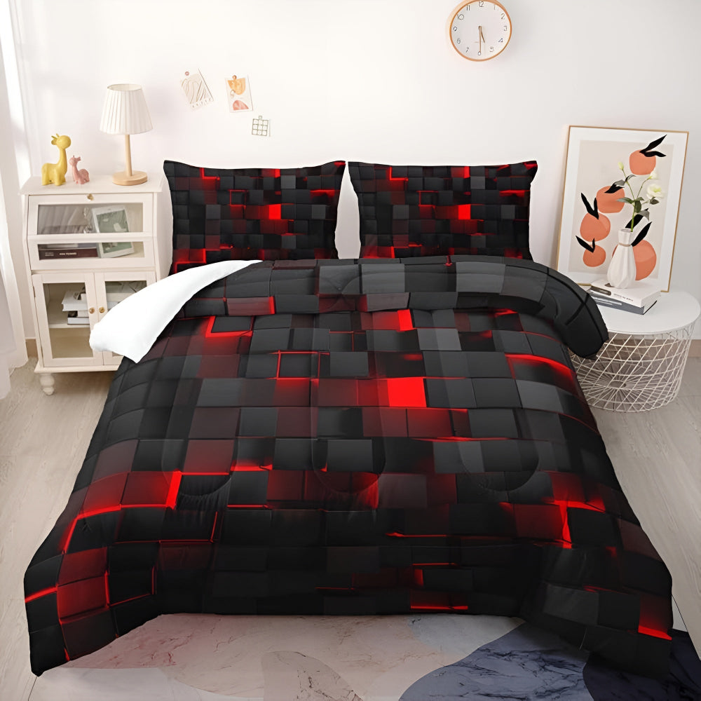 Quilt Cover Set Bedding 3 Piece Queen Size