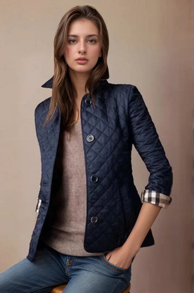 Women's Button-Up Quilted Jacket