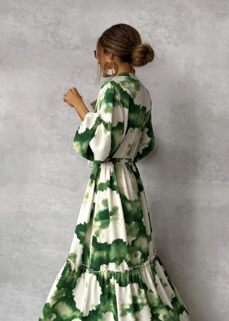 Women's V-neck Maxi Dress