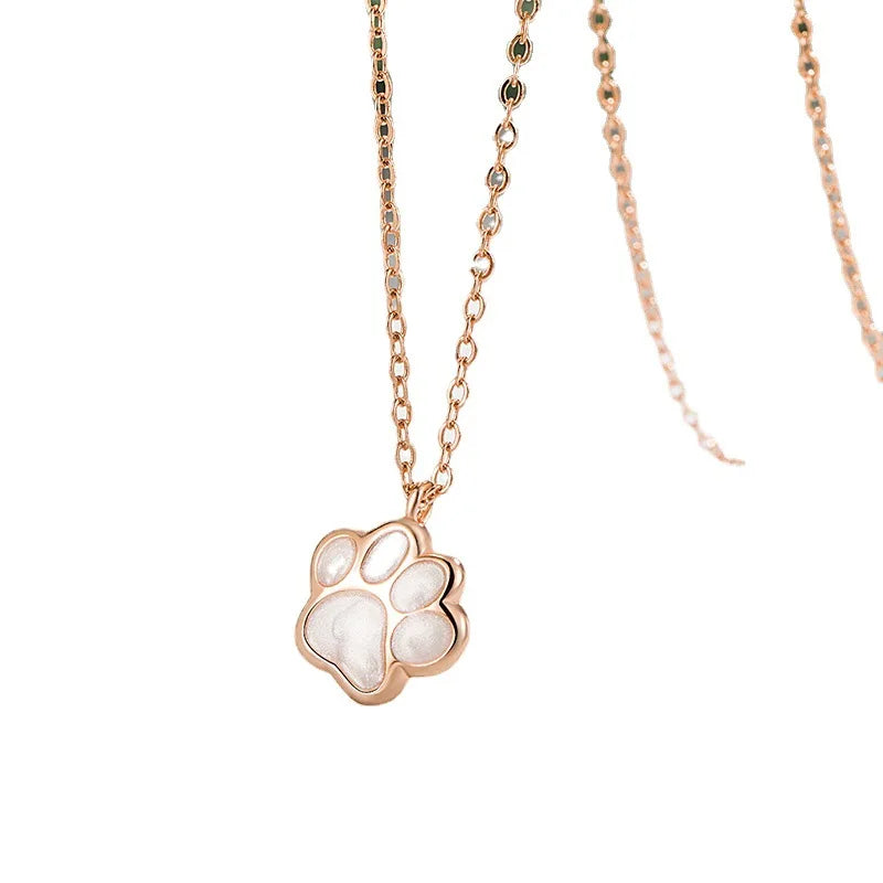 Women’s Necklace with Paw Pendant and Adjustable Chain 4