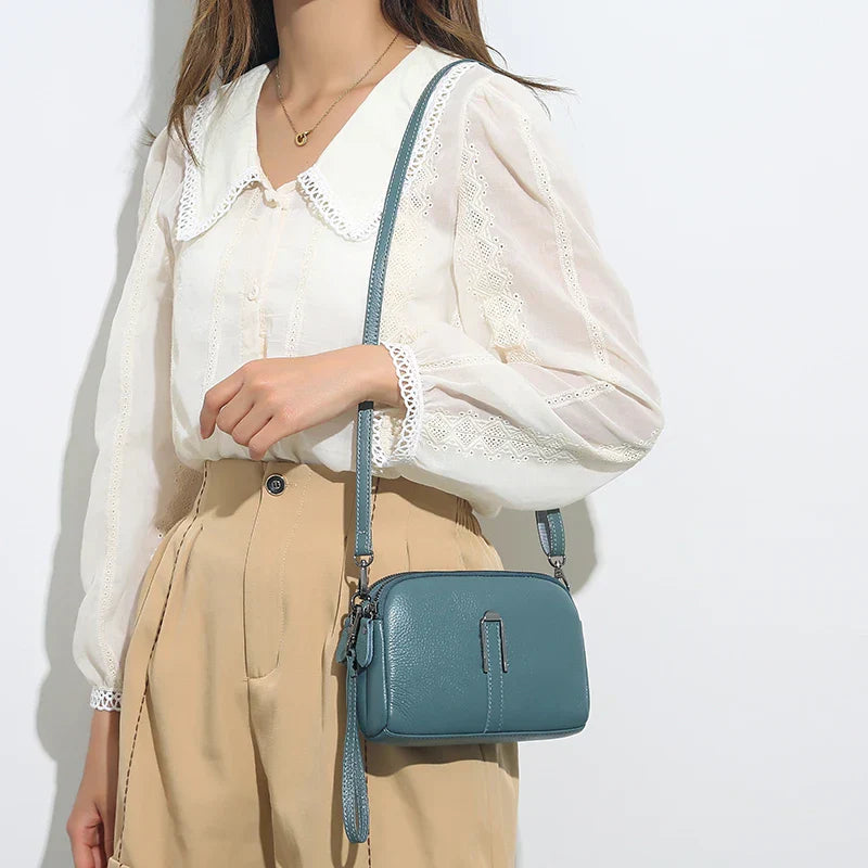 Women’s Structured Crossbody Bag with Detachable Strap 6