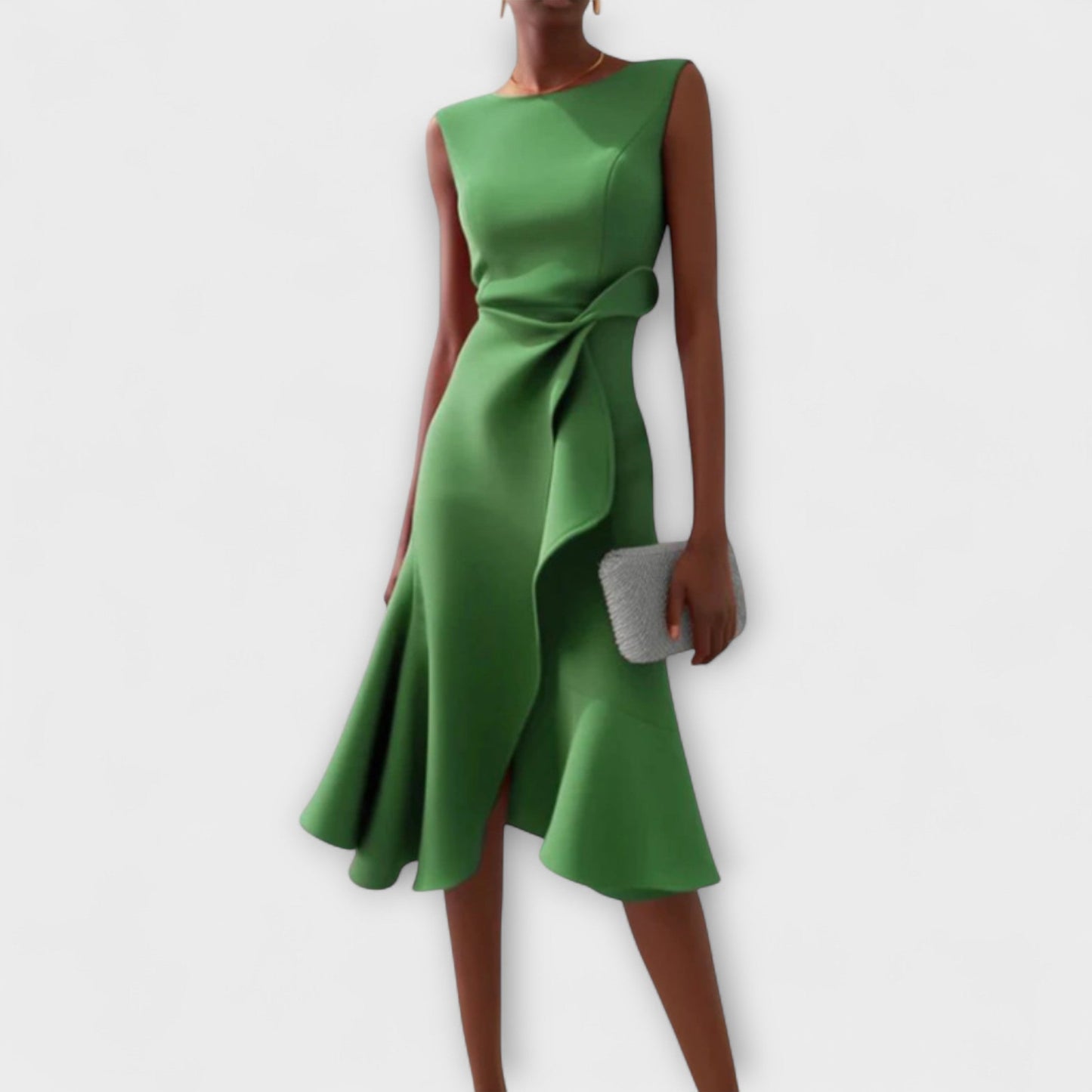 Women's Summer Dress Midi Sleeveless | Elegant Asymmetric Dress 7