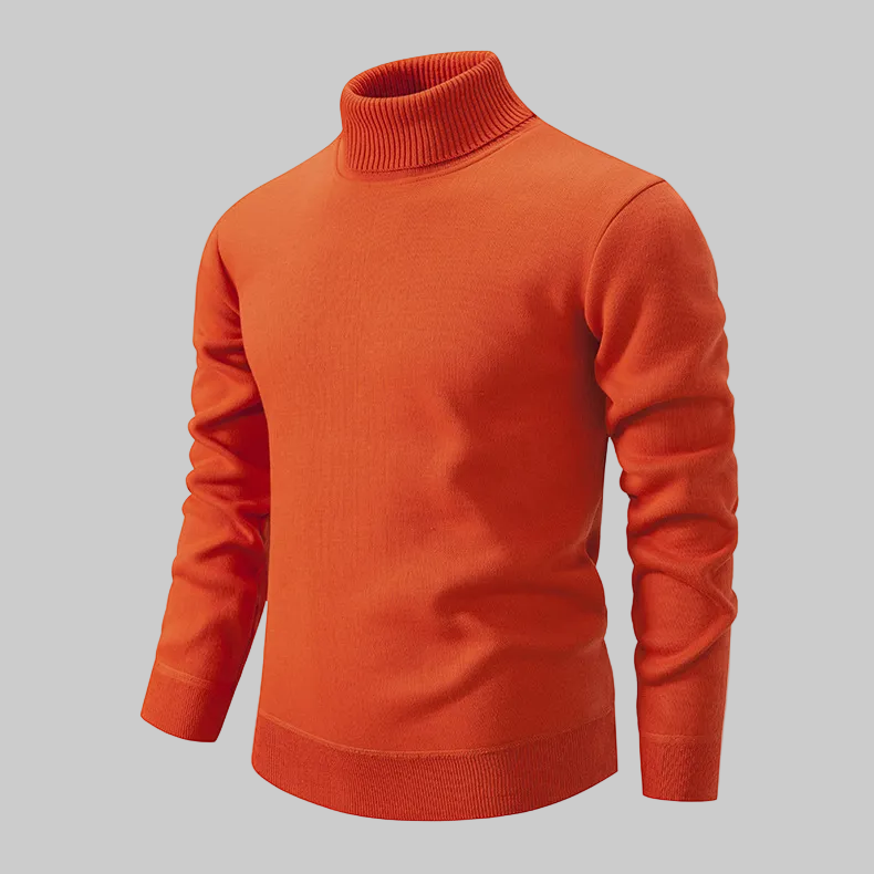 Men’s Turtleneck Slim Fit Winter Sweater Long Sleeve