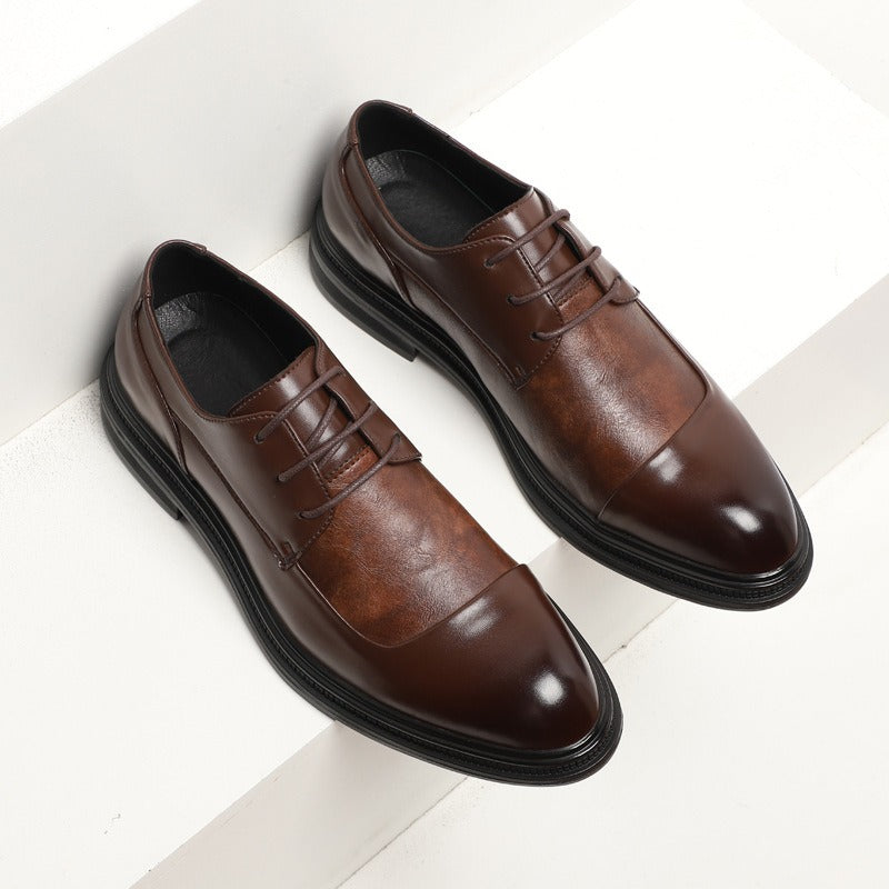 Men's Vintage Vegan Leather High-Top Ankle Boots with Zip | Ideal for All Seasons