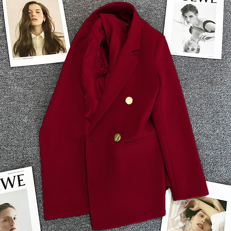 Women's Comfortable Loose Fit Blazer with Buttons | Perfect for Casual Days