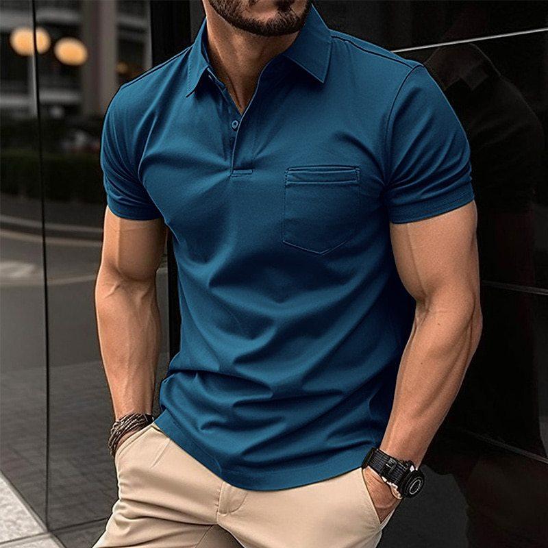 Men's Elegant High-Quality Polo Shirt with Unique Design