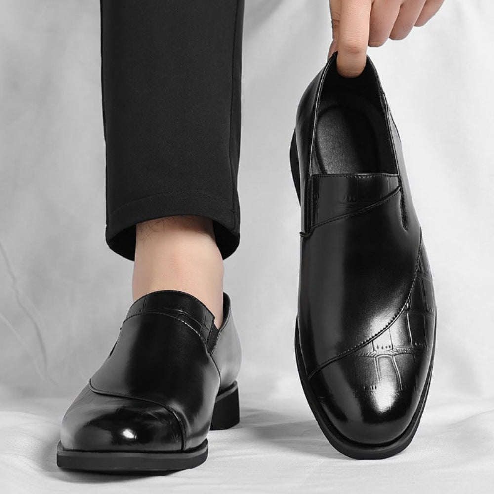 Men's Textured Casual Loafers | Dress Loafers - Image 9