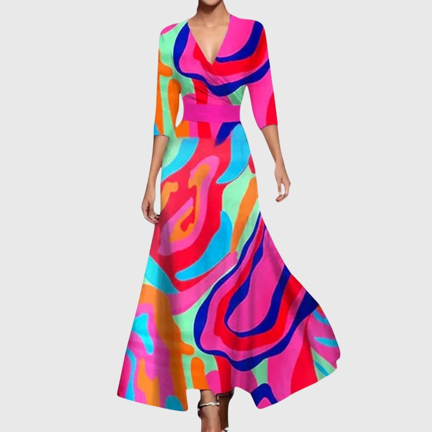 Women's Summer Dress Maxi Sleeveless | Floral Dress - Image 6
