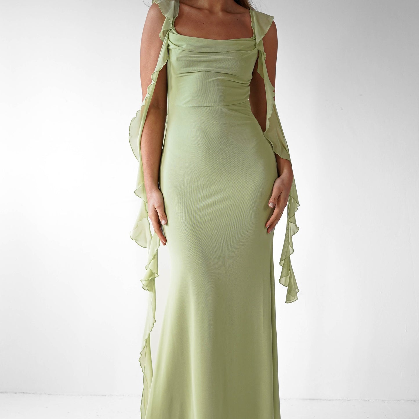 Women's Summer Dress Midi Ruffle | Silhouette Dress - Image 7