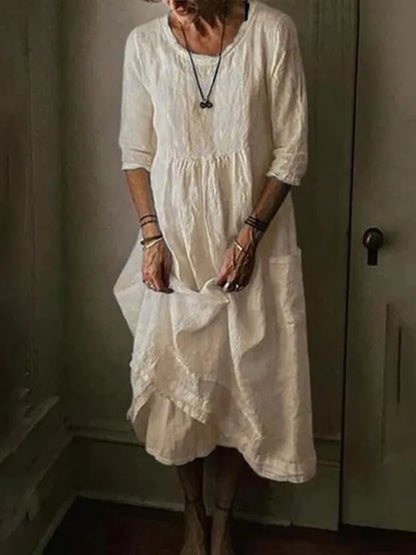 Women's Airy Lightweight Summer Dress with Relaxed Fit