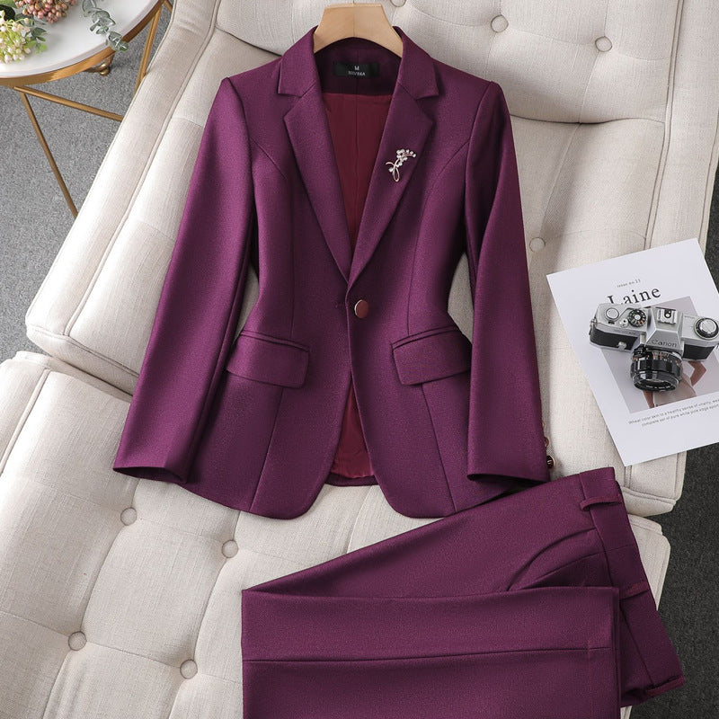 Women's Double Breast Blazer and Trouser Co-ords Set