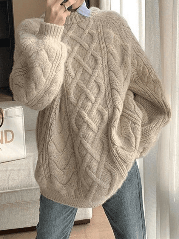 Gabriella  - Women's Oversized Long Sleeve Jumper