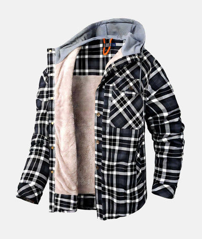 Hugh - Flannel Jacket - Casual - Modern Style - Ideal for Winter