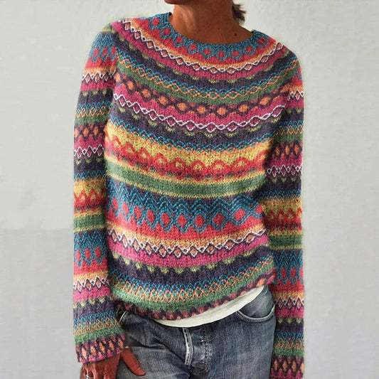 Victoria - Women's Elegant Long-Sleeved Jumper
