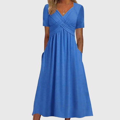 Women's Summer Dress Midi Sleeveless | Casual Dress