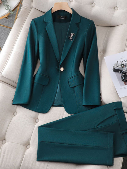 Women's Double Breast Blazer and Trouser Co-ords Set