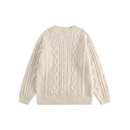 Men's Heritage Soft Cotton Cashmere Crewneck Jumper | Ideal for Winter