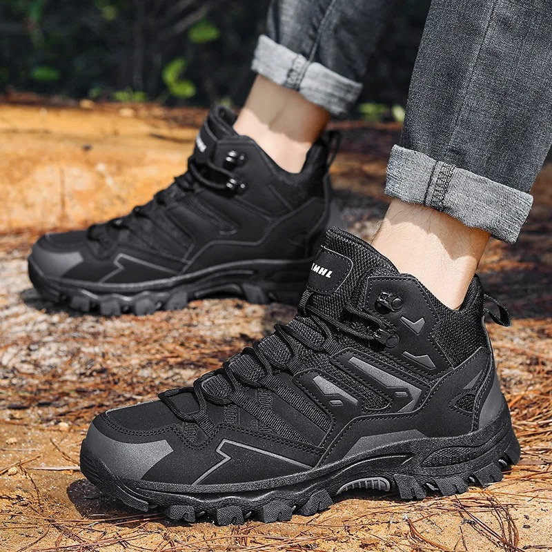Men's Waterproof Lace Up Hiking Shoes  | Ideal for Winter
