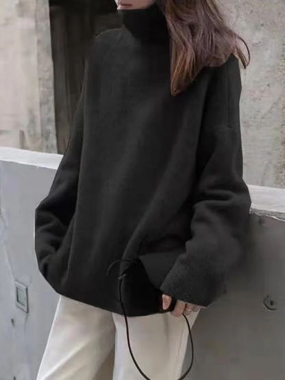 Women's Fashionable Turtleneck Jumper with Long Sleeves | Ideal for Winter