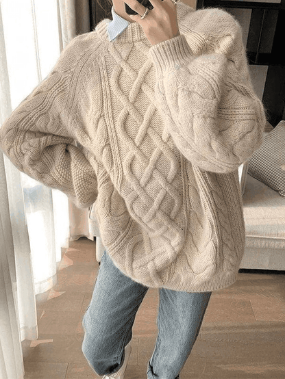 Gabriella  - Women's Oversized Long Sleeve Jumper