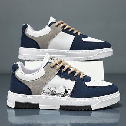 Blue White Beige