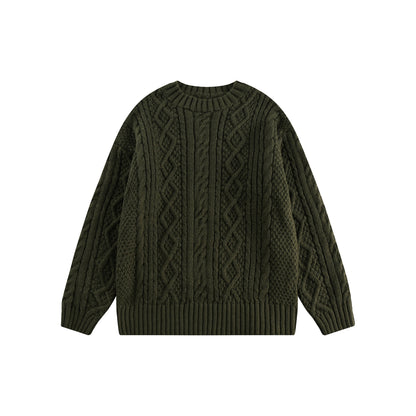 Men's Heritage Soft Cotton Cashmere Crewneck Jumper | Ideal for Winter