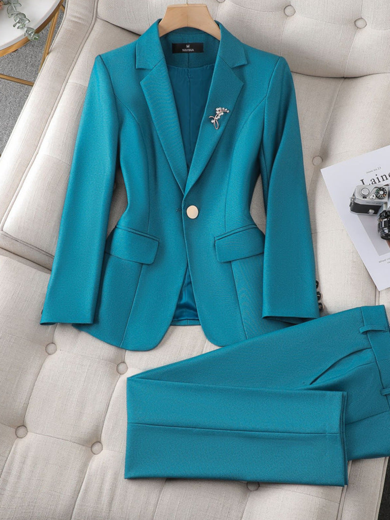 Women's Double Breast Blazer and Trouser Co-ords Set