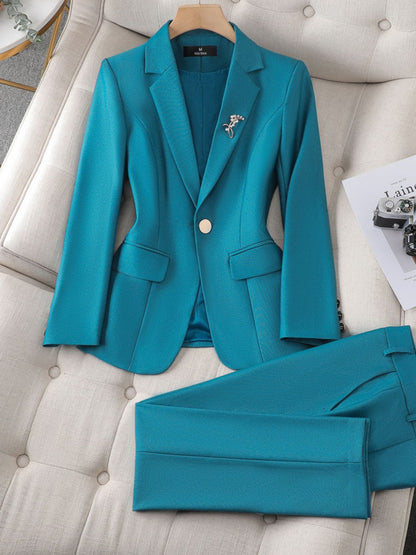 Women's Double Breast Blazer and Trouser Co-ords Set