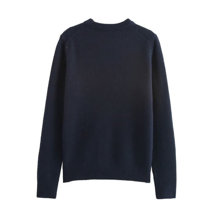 Men's Classic Crew Neck Jumper with Timeless Donegal Style | Ideal for Winter