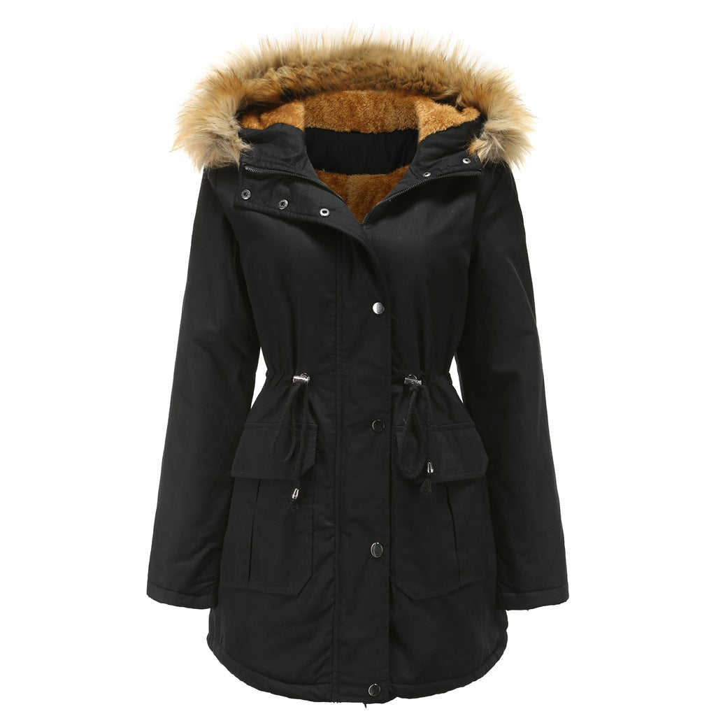 Winter Jacket With Fleece And Vegan Fur Capuchon Casual Parka For Women | Ideal for Winter