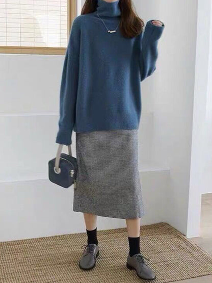 Women's Fashionable Turtleneck Jumper with Long Sleeves | Ideal for Winter