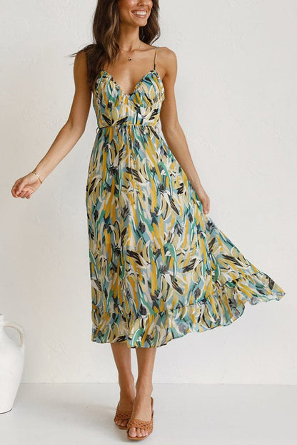 Women's Summer Elegant Midi Dress | Perfect for Casual Days