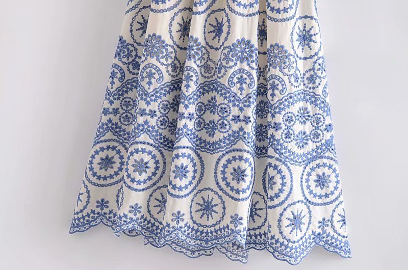 white, blue