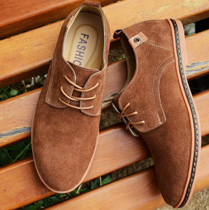 Men's Elegant Suede Shoes with Comfortable Fit