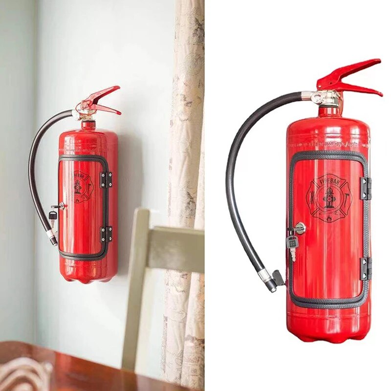 Bottle Holder – Fire Extinguisher Design for Indoor Display 5