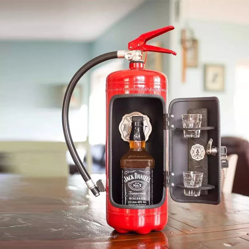 Bottle Holder – Fire Extinguisher Design for Indoor Display 6