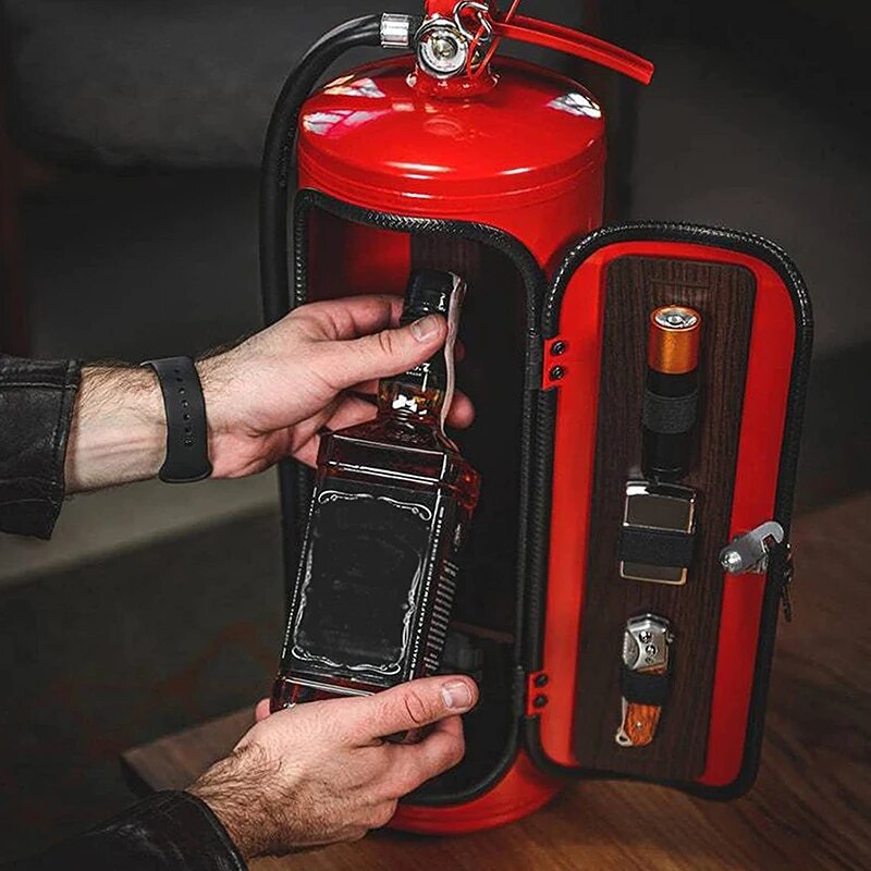 Bottle Holder – Fire Extinguisher Design for Indoor Display 7