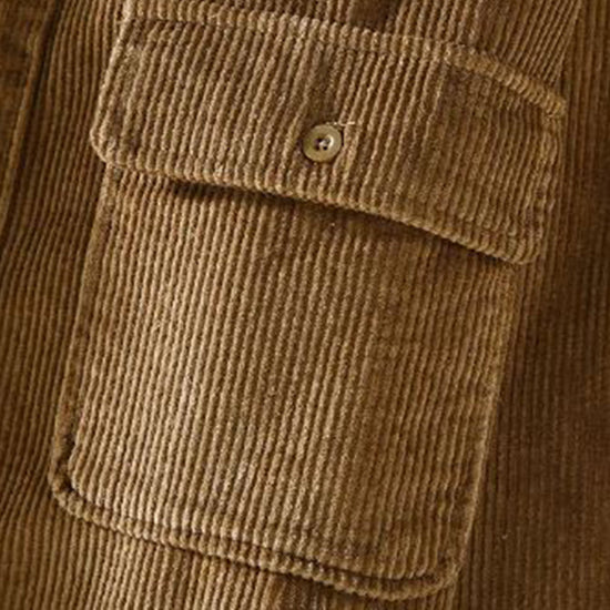 Gabriel - Fleece Jacket Classic Corduroy - Ideal for Winter