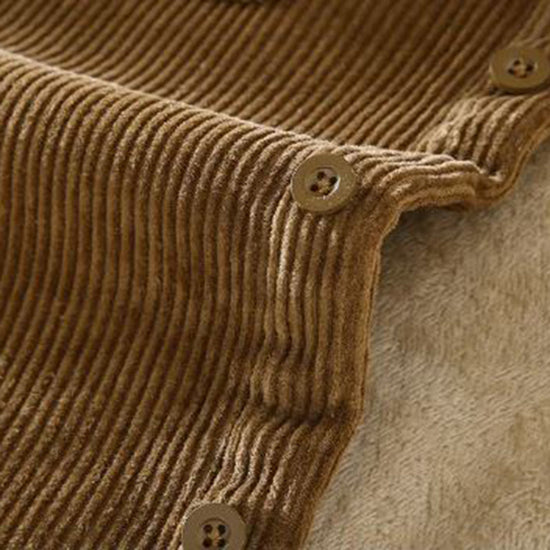 Gabriel - Fleece Jacket Classic Corduroy - Ideal for Winter