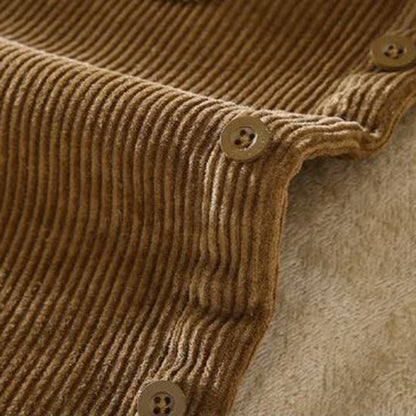 Gabriel - Fleece Jacket Classic Corduroy - Ideal for Winter