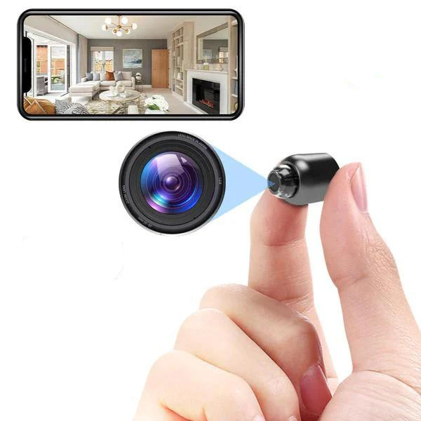 Compact Surveillance Camera – HD 1080p with WiFi and Night Vision 0