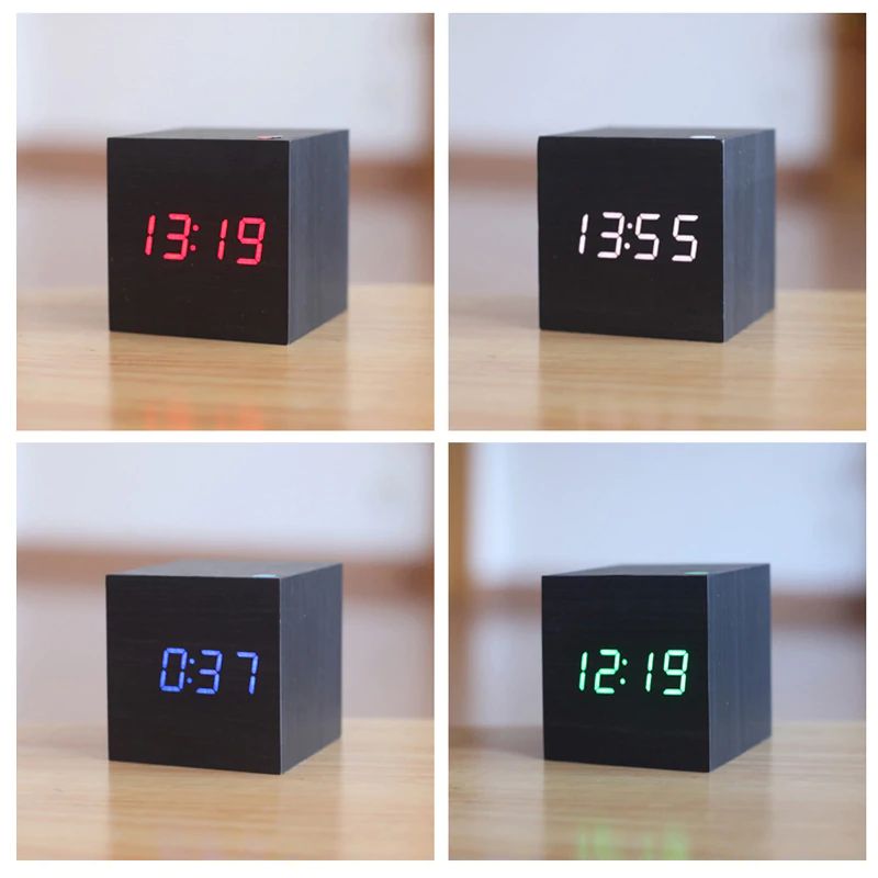Digital Desk Clock with Clear Display for Home or Office 7