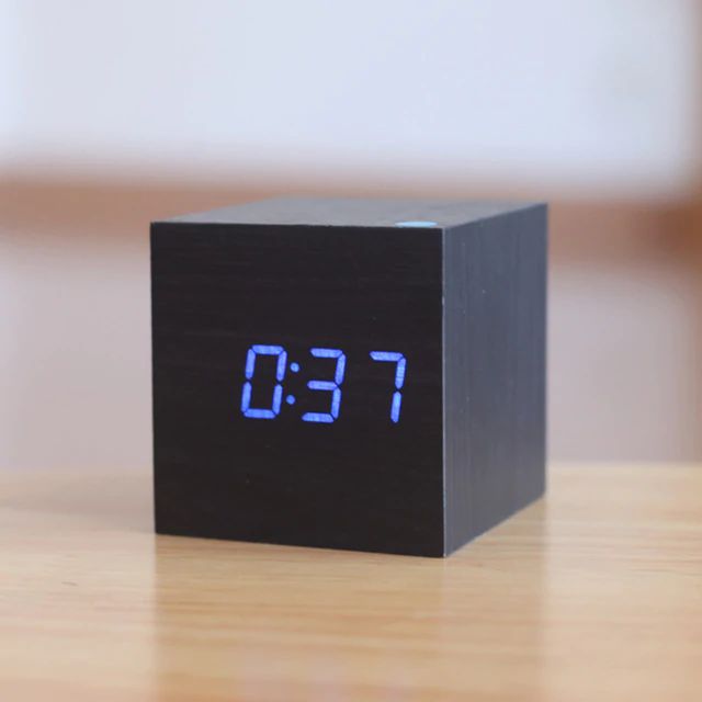 Digital Desk Clock with Clear Display for Home or Office 9