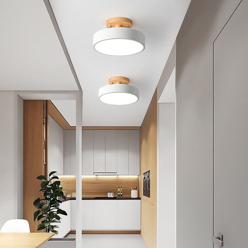Dimmable Round Flush Mount Ceiling Light Fixture 0